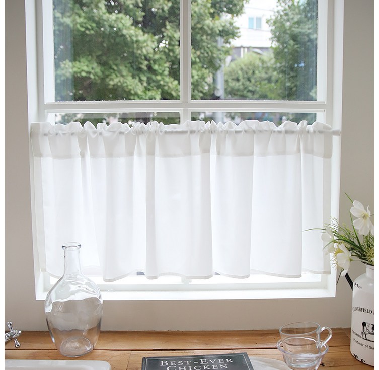 앤코튼 비침없는 고밀도 쉬폰 바란스 커튼