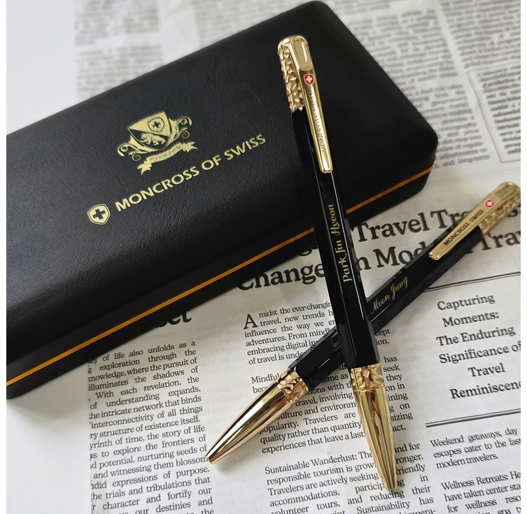몽크로스 티틀리스 각인볼펜 고급 명품 선물용 볼펜 포장쇼핑백 무료