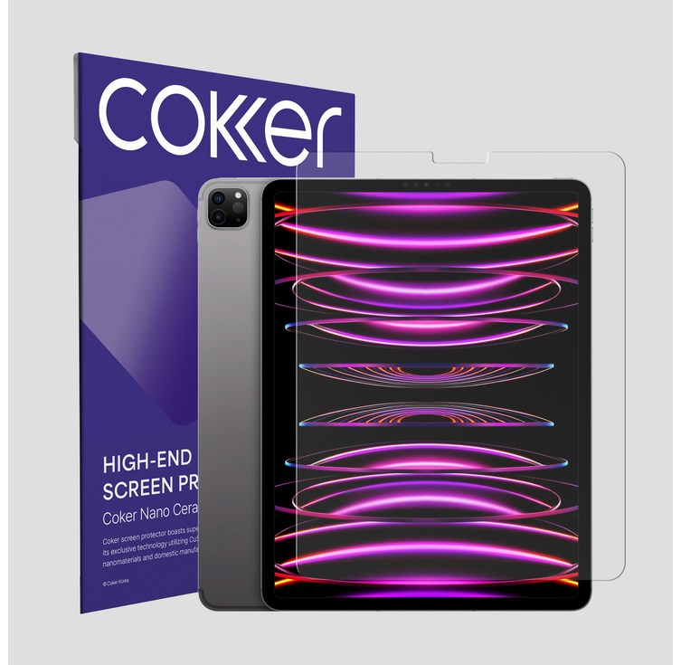 코커 아이패드 종이질감 블루라이트차단 저반사 지문방지 항균 액정보호필름, 1개