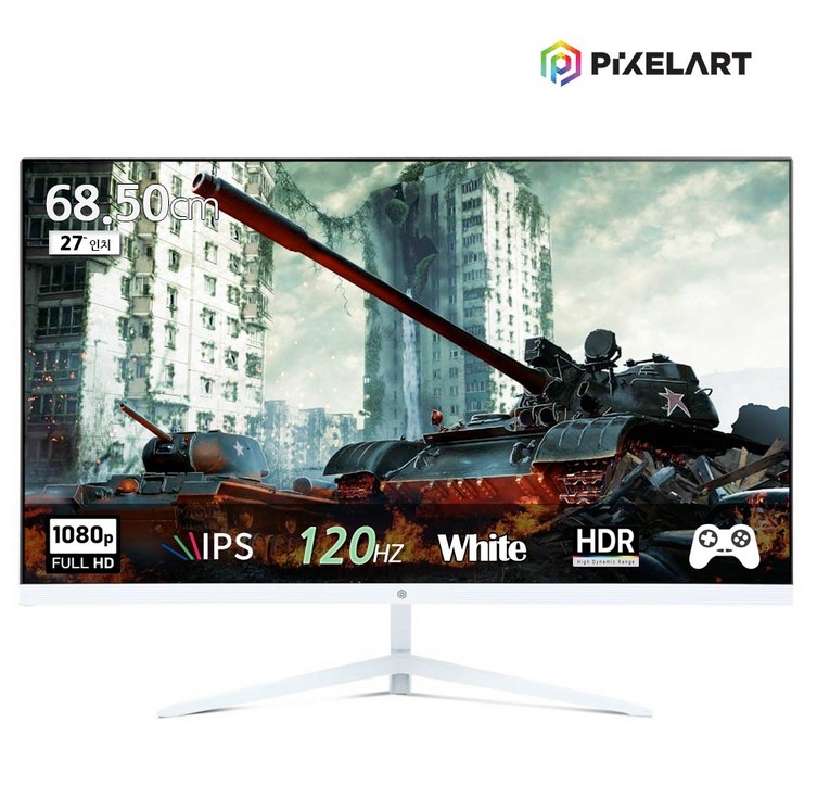 픽셀아트 PIXELART PA2740W 화이트 120Hz FHD IPS 27형 모니터 무결점, PA2740W