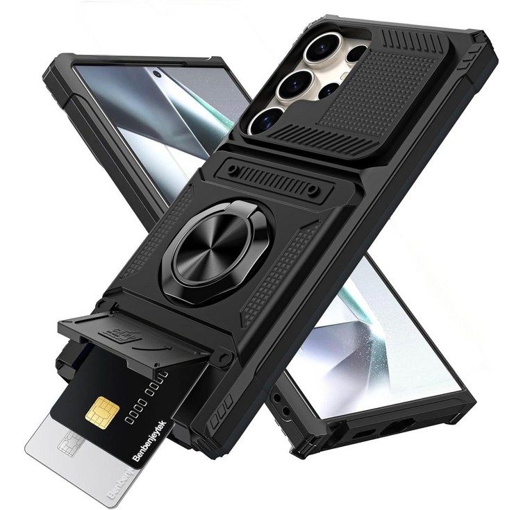 적용갤럭시 S25 울트라 S24 울트라S25 엣지 케이스갤럭시 a56A36 카드수납 케이스 with 거치대형 케이스 XS25USJK157