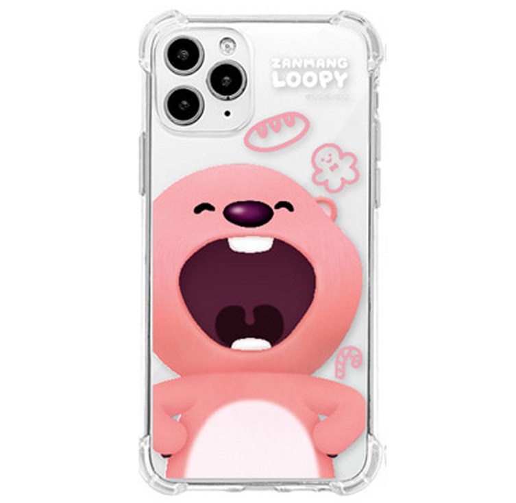 잔망루피 빅페이스 시리즈 방탄 클리어 젤리 케이스 갤럭시 A14 점프3 A24 A34 A54 퀀텀4 X커버5