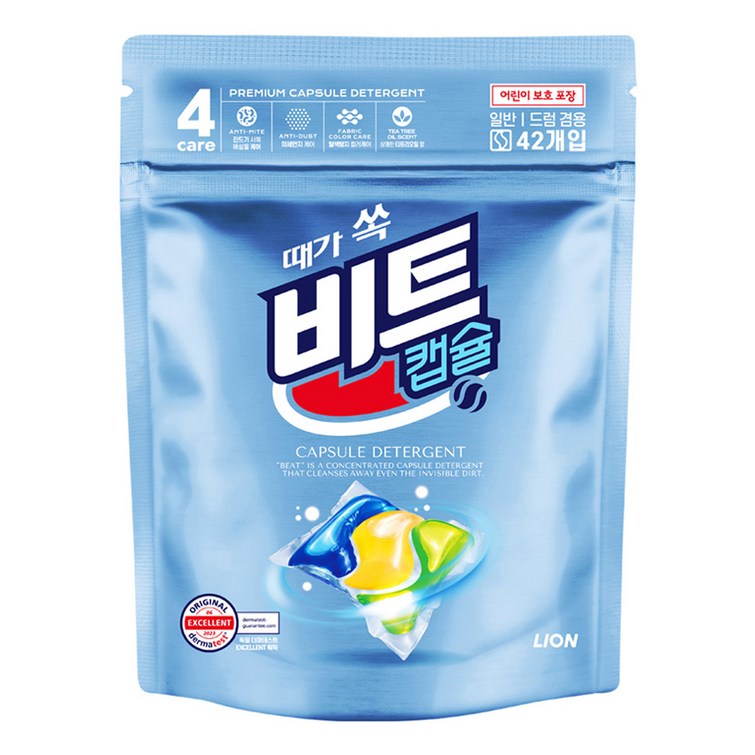 비트 때가 쏙 캡슐세제 일반 드럼 겸용 비트 때가 쏙 캡슐세제 일반 드럼 겸용