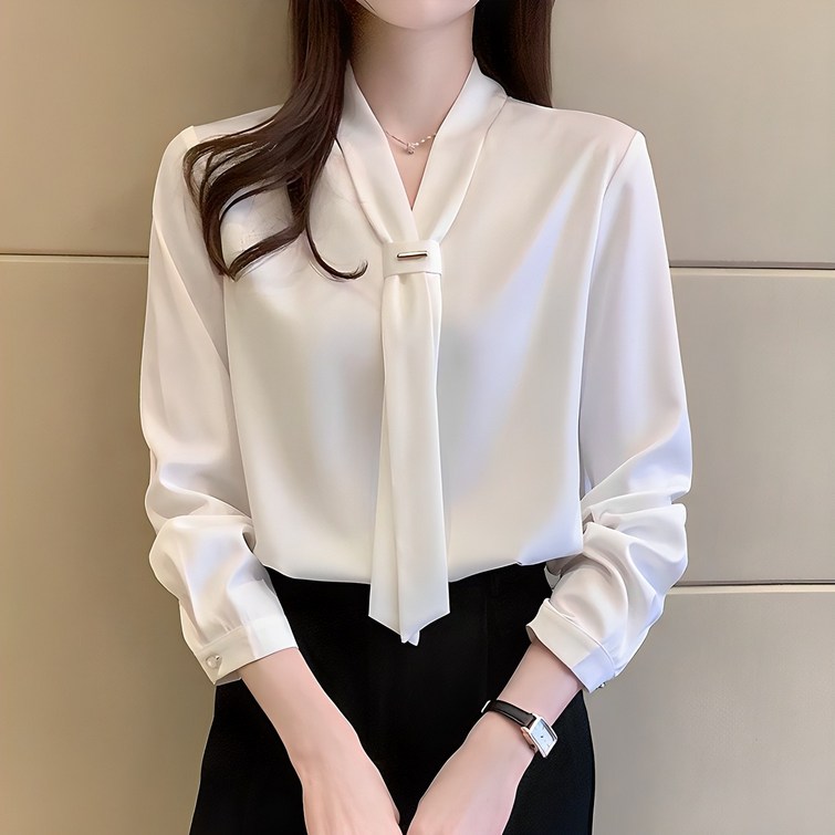 디아리스 봄 가을 정장 리본 여성 블라우스 8521 디아리스 봄 가을 정장 리본 여성 블라우스 8521