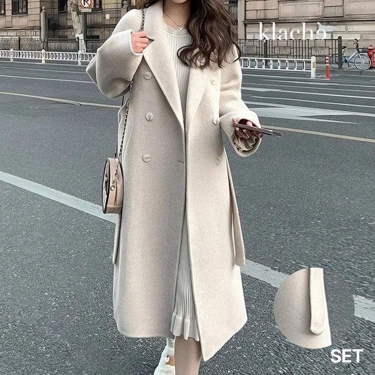 클라셰 크리미데일리롱코트벨트SETCL4WCT002C